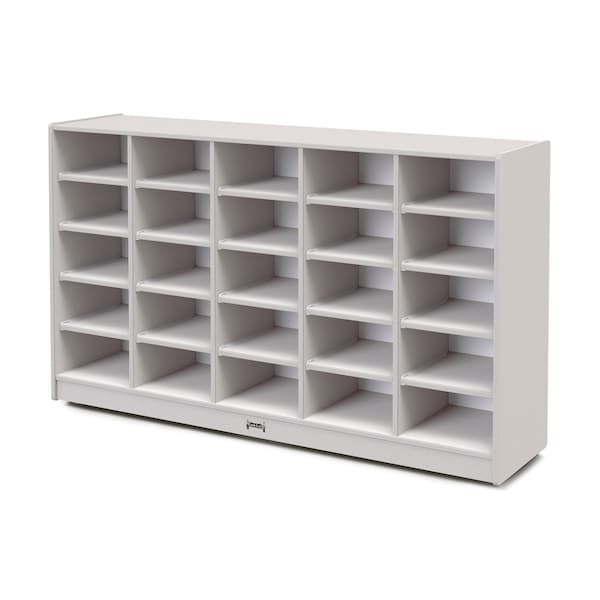 Jonti-Craft Rainbow Accents 25 Tub Mobile Storage, without Tubs, Gray 4025JCWW000 - main